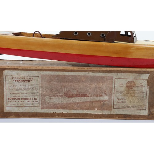 Boxed Bowman Models of Luton ‘Seahawk’ live steam Cruiser, 1947-49, the ...