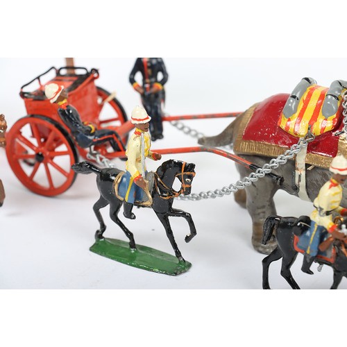 Rare Heyde No.2 size Indian Army elephant gun team, two elephant team ...