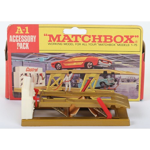 Matchbox Superfast Accessory Pack A-1 Garage Service Ramp, Castrol ...