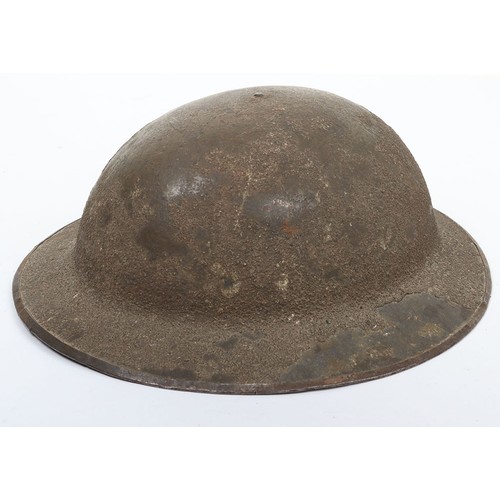 39 - WW1 British Other Ranks Medics Steel Combat Helmet, fine example of a 2nd type brodie steel helmet w... 