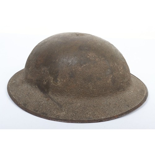 39 - WW1 British Other Ranks Medics Steel Combat Helmet, fine example of a 2nd type brodie steel helmet w... 