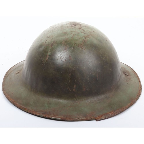 40 - WW1 Scots Guards Steel Combat Helmet, bring a refurbished example of a 1st pattern British steel hel... 