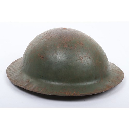 42 - WW1 British 'A' Pattern Steel Combat Helmet, interesting example of the very early pattern British s... 