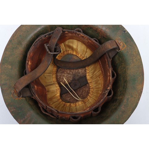 42 - WW1 British 'A' Pattern Steel Combat Helmet, interesting example of the very early pattern British s... 