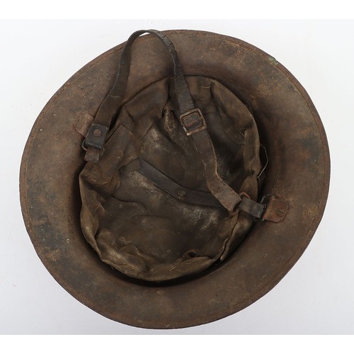 44 - WW1 British Steel Helmet of the Black Watch (Royal Highlanders), interesting example of a 2nd model ... 
