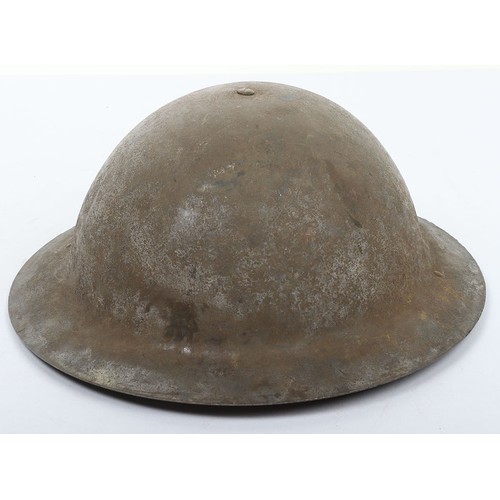 45 - WW1 British Steel Combat Helmet with Private Purchase Officers Liner System, good example of a Briti... 