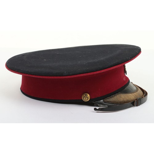 65 - Early 20th Century Royal Army Medical Corps Officers Peaked Cap. A nice early example of a RAMC offi... 