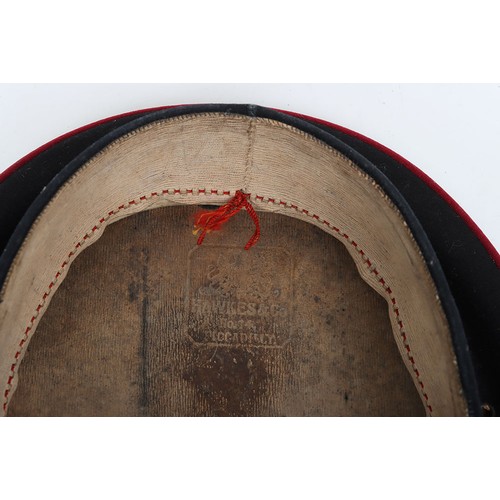65 - Early 20th Century Royal Army Medical Corps Officers Peaked Cap. A nice early example of a RAMC offi... 