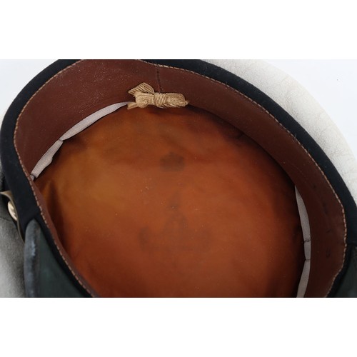 66 - 13th/18th Hussars Officers Dress Peaked Cap. A post war EIIR 13th/18th Hussars officers peaked cap. ... 