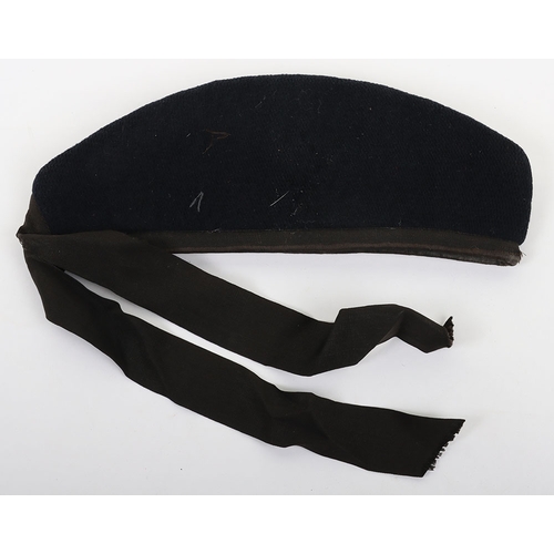 38 - Cameron Highlanders Glengarry, good example of a early glengarry produced in blue wool, regimental c... 