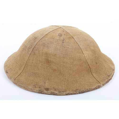 49 - Representation of a WW1 British / American Trench Helmet, being a repainted brodie shell which has a... 