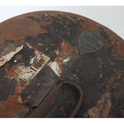 14 - 11th Hussars Officers Busby Tin & Associated Busby. Busby tin named to J.E.H Balfour now contain... 