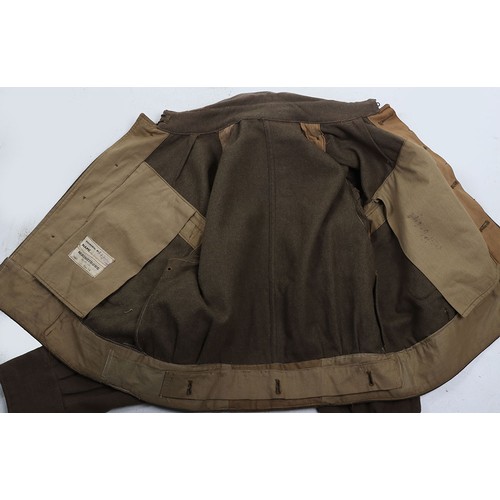 244 - WW2 Royal Army Medical Corps Southern Command Officers War Aid Battle Dress Blouse, fine example of ... 