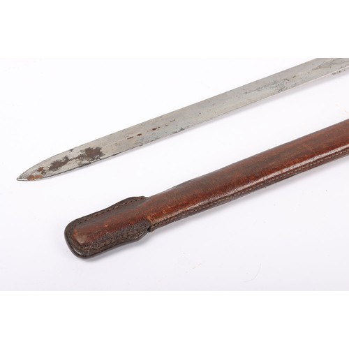 613 - 1821 Pattern Royal Artillery Officers Sword, regulation pattern with dented swept three bar hilt, sh... 