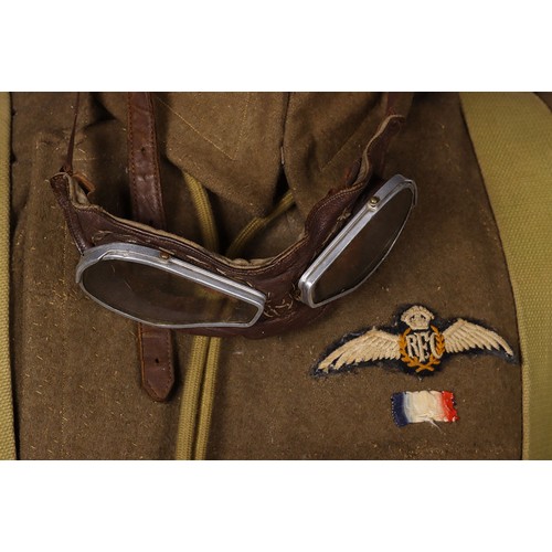 639 - WW1 British Royal Flying Corps Museum Display, a very well detailed and put together professional mu... 