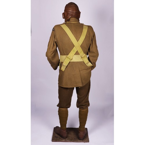 639 - WW1 British Royal Flying Corps Museum Display, a very well detailed and put together professional mu... 