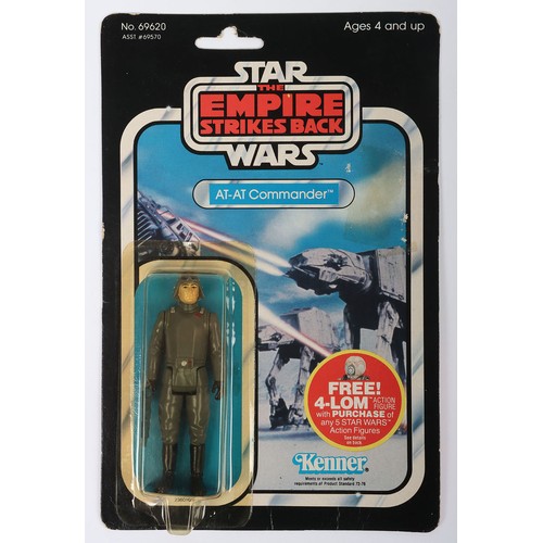 Vintage Star Wars The Empire Strikes Back AT-AT Commander carded moc ...