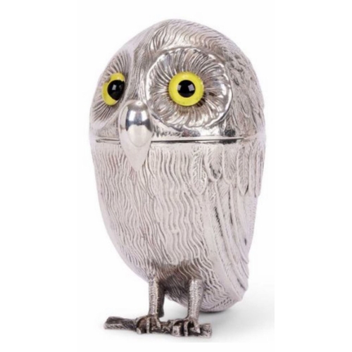 31 - A very large 20th century Spanish owl box,  circa 1960