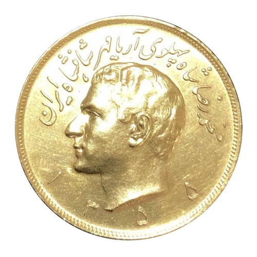 76 - Reza Mohamed shah Pahlavi  22ct solid gold coin 1935-1979