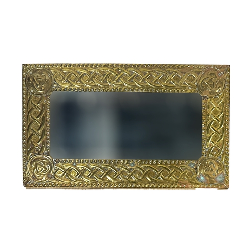 104 - A brass mirror