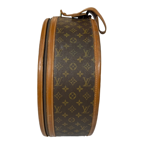 111 - Louis Vuitton Vintage Monogram French Company Hat Box