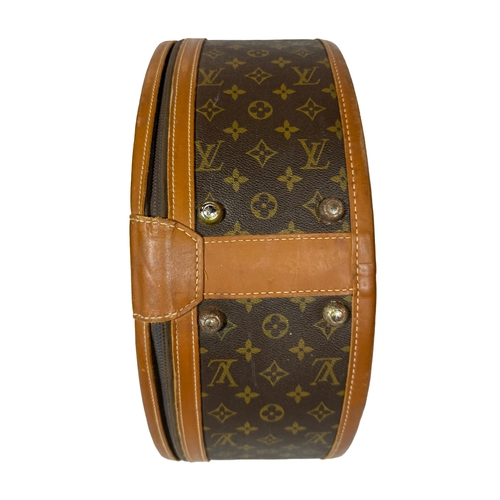 111 - Louis Vuitton Vintage Monogram French Company Hat Box