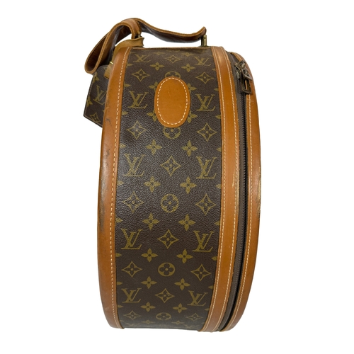 111 - Louis Vuitton Vintage Monogram French Company Hat Box