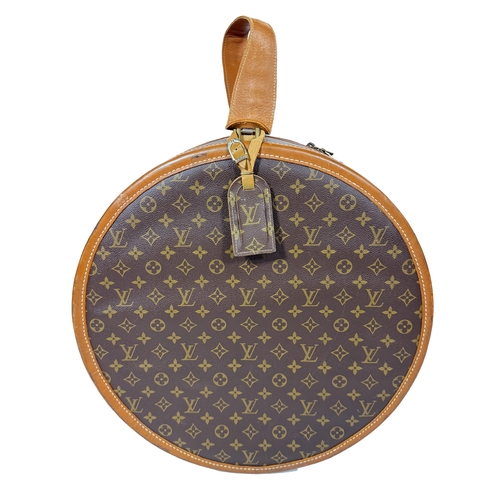 111 - Louis Vuitton Vintage Monogram French Company Hat Box