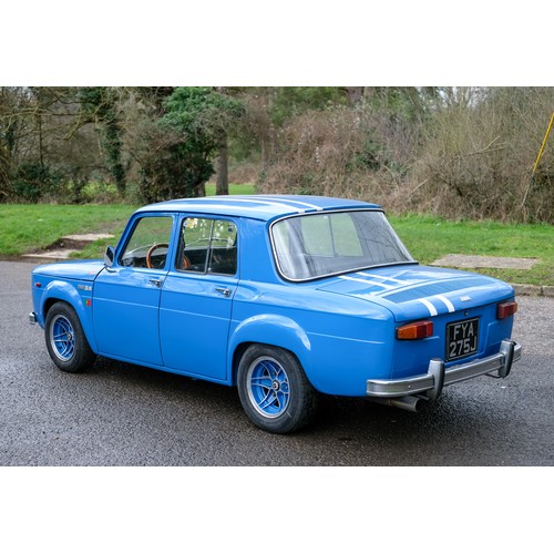 1971 Renault 8 S – Gordini TributeRegistration Number: FYA 275JChassis ...