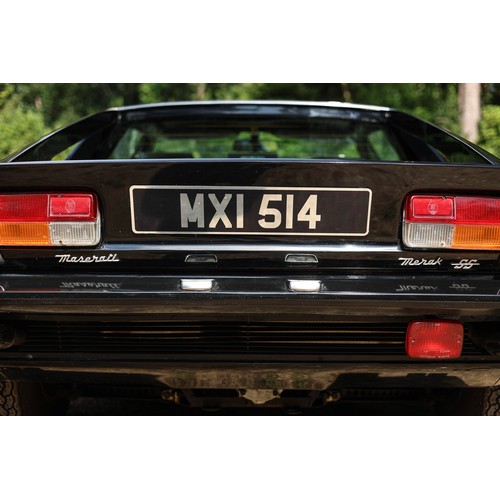 118 - 1982 Maserati Merak SS                                     Registration Number: MXI 514Chassis Numbe... 