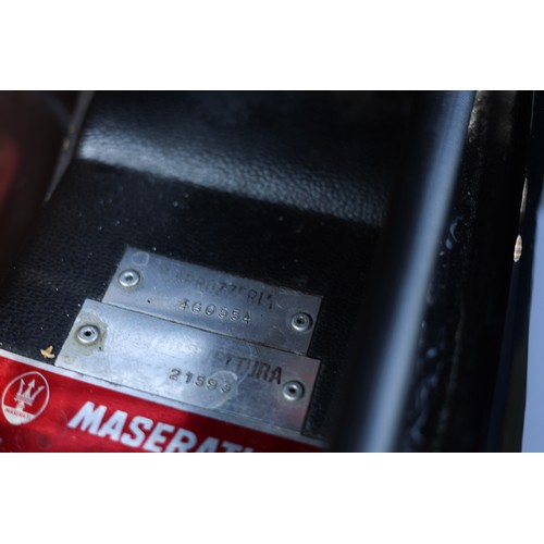 118 - 1982 Maserati Merak SS                                     Registration Number: MXI 514Chassis Numbe... 