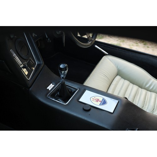 118 - 1982 Maserati Merak SS                                     Registration Number: MXI 514Chassis Numbe... 
