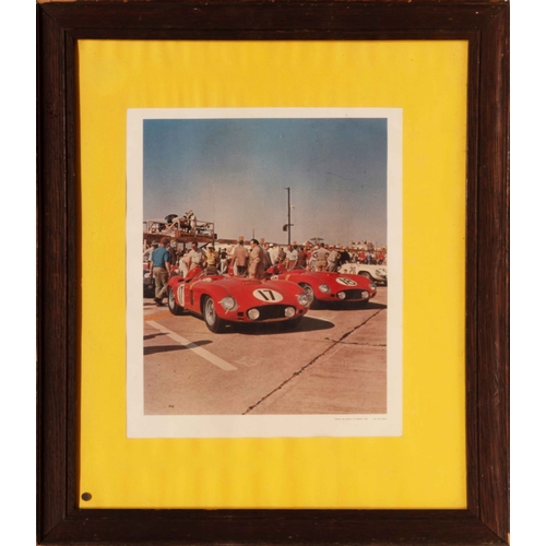 79 - Ferrari Monza 860, Sebring, 1956 and Ferrari 250 LM images (2) An interesting image of a Ferrari 860... 