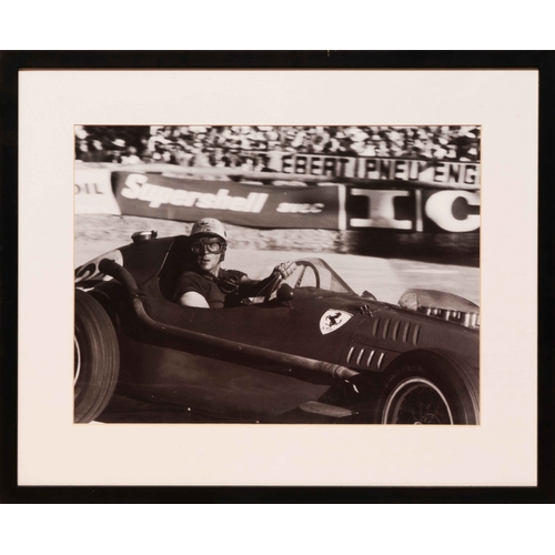 97 - Karl Ludvigsen. Phil Hill. Ferrari Dino 156 and Drivers at Work (3)A limited edition monochrome prin... 