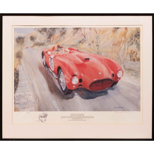 115 - Fangio, Lancia D24, Carrera Panamericana 1953, by Barry BowyerA limited edition print of Barry Bowye... 