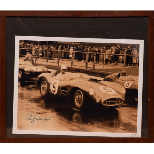 128 - 'Le Mans 1959', Roy Salvadori, Aston Martin DBR1, by Michael Turner (2) A large Limited edition prin... 