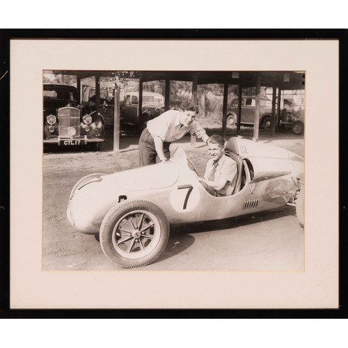 125 - Peter Collins, Four Monochrome Images (4) Two monochrome images of Peter Collins, one by celebrated ... 