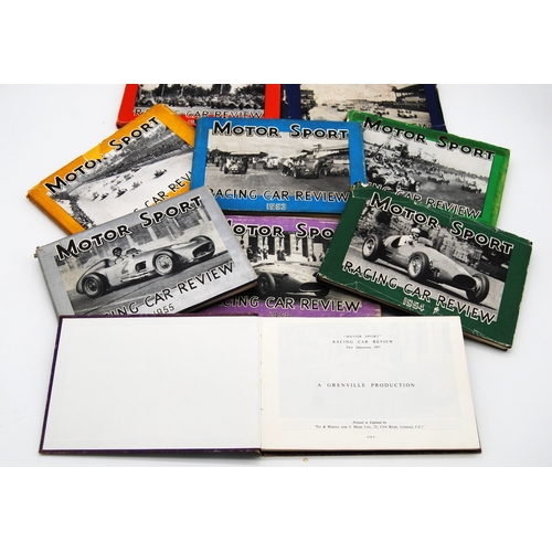 146 - Near Complete run of MotorSports's Racing Car Review 1947- 1958. A near complete run of MotorSports'... 