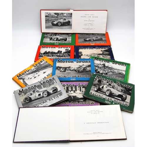146 - Near Complete run of MotorSports's Racing Car Review 1947- 1958. A near complete run of MotorSports'... 