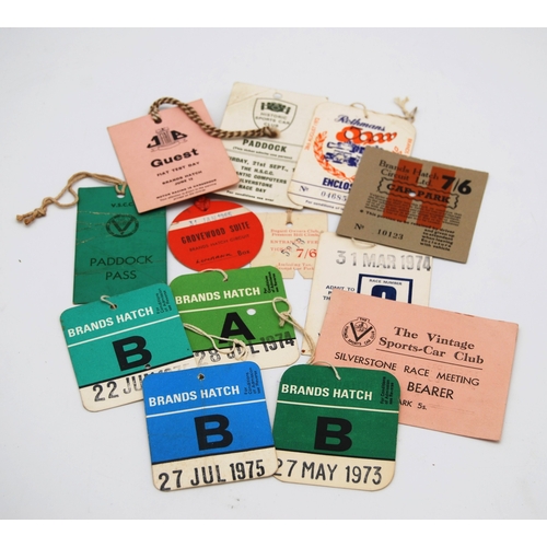 151 - Period Motor Racing ProgrammesFrom Crystal Palace, Charterhall, Oulton Park, Cadwell Park, Mallory P... 