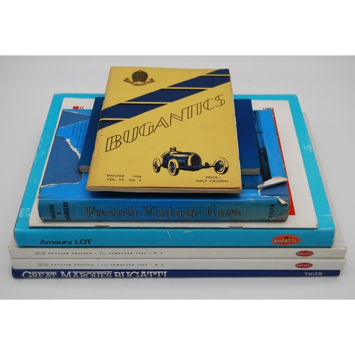 166 - Eight Publications Relating to BugattiEight publications relating to Bugatti including 'Bugatti - Au... 