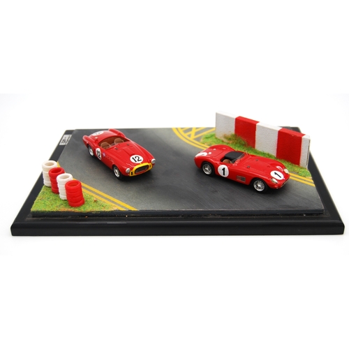 83 - Three Boxed 1:43 Maserati Models, Two 1:43 DioramasA 1:43 Maserati Tipo 151, a 1:43 Silver Maserati ... 