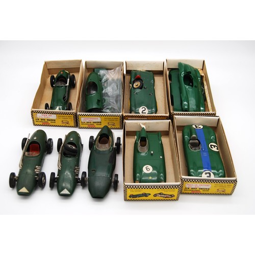93 - Nine 1950s Merit Racing Car Models (British) (9)Nine original Merit models from the 1950s of Jaguar ... 