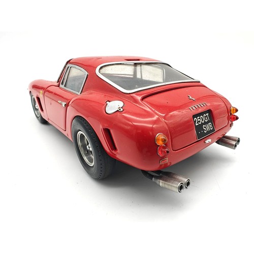82 - A 1:43 Maserati 300S, 250GT SWB and 250GTO KitA 1/43 scale Maserati 300S, a 1/24th Ferrari 250GT SWB... 