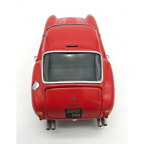 82 - A 1:43 Maserati 300S, 250GT SWB and 250GTO KitA 1/43 scale Maserati 300S, a 1/24th Ferrari 250GT SWB... 