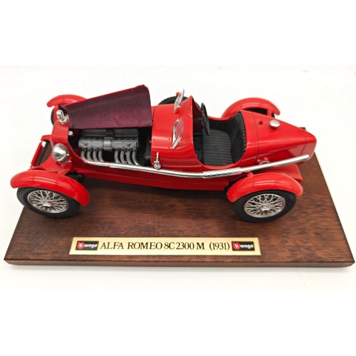 87 - Ten Alfa Romeo Road, Racing and GT Models.A mixed lot of ten models of Alfa Romeo road, racing and G... 