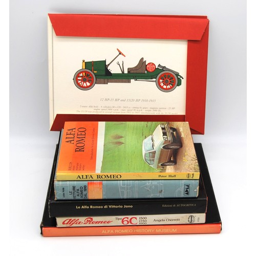 157 - Eleven Alfa-Romeo BooksSeven books relating to Alfa RomeoIncluding 'Catalogue raisonne 1910 -1989' b... 