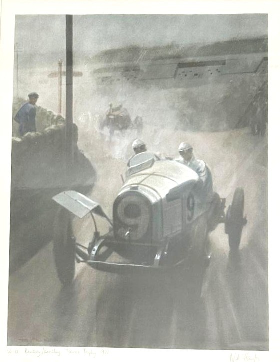 Two Roy Nockolds Prints, Colourised by Nick HayleyRoy Nockolds Jaguar C ...