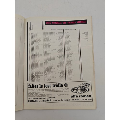147 - Five Race Programmes. 1967 Le Mans, 1958 1000kms Nurburgring and three others.Five rare and interest... 