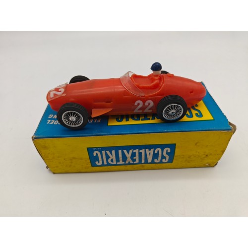90 - Four Early Scalex Models of Ferrari and Maserati Grand Prix Cars, One Scalextric Maserati (5)Four ea... 